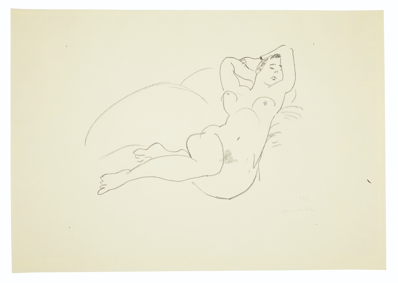 Figure Endormie by Henri Matisse