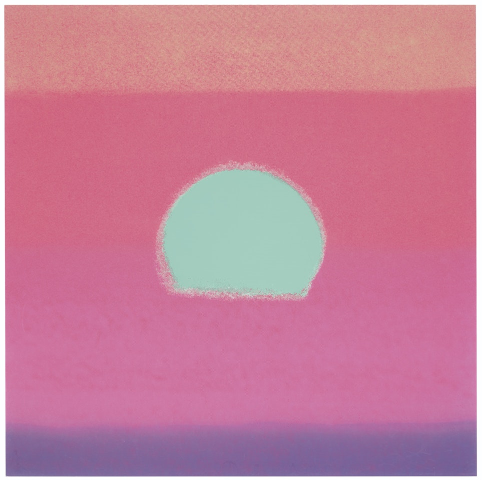 Sunset by Andy Warhol