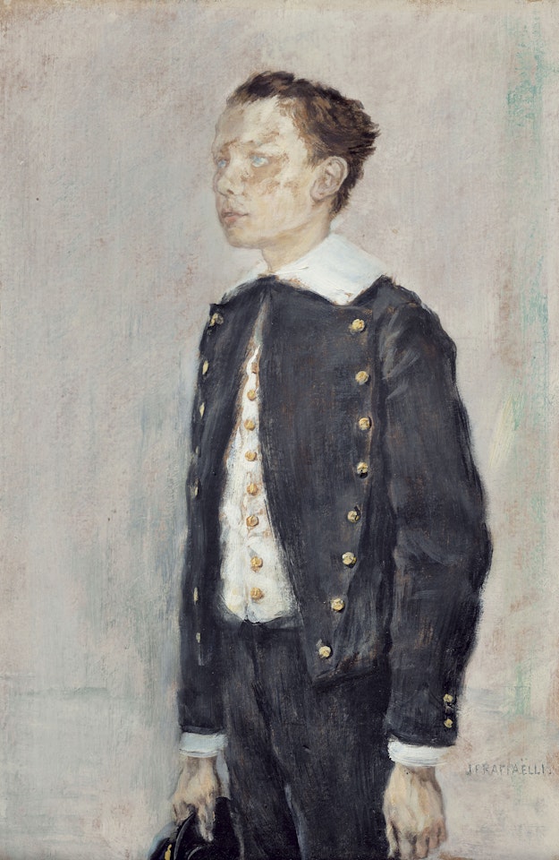 Jeune lycéen en veste Sainte-Barbe by Jean Francois Raffaelli