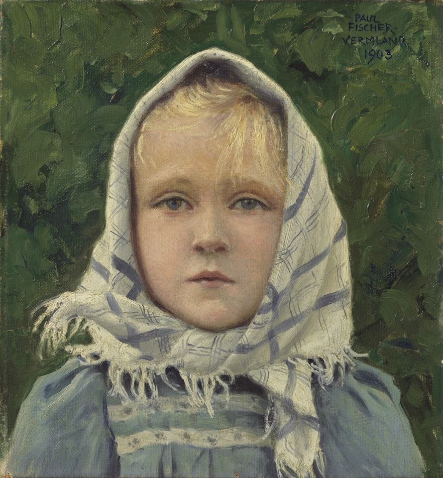 Young Danish Girl by Paul Fischer