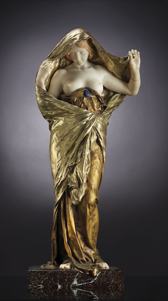 La nature se dévoilant devant la science by Louis-Ernest Barrias