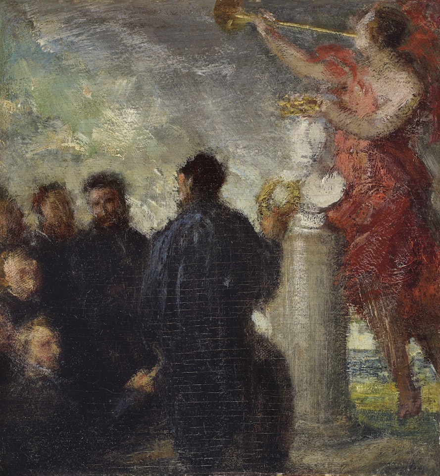 Hommage à Eugène Delacroix by Henri Fantin-Latour