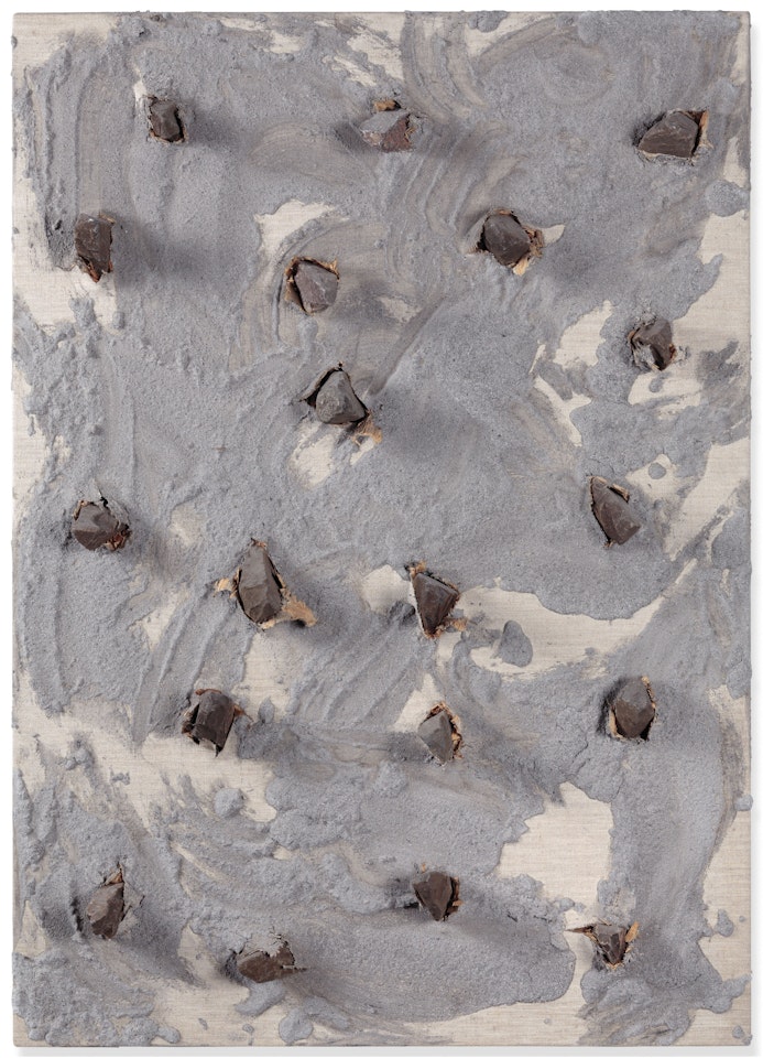 Aschegarten (Ash Garden) by Günther Uecker