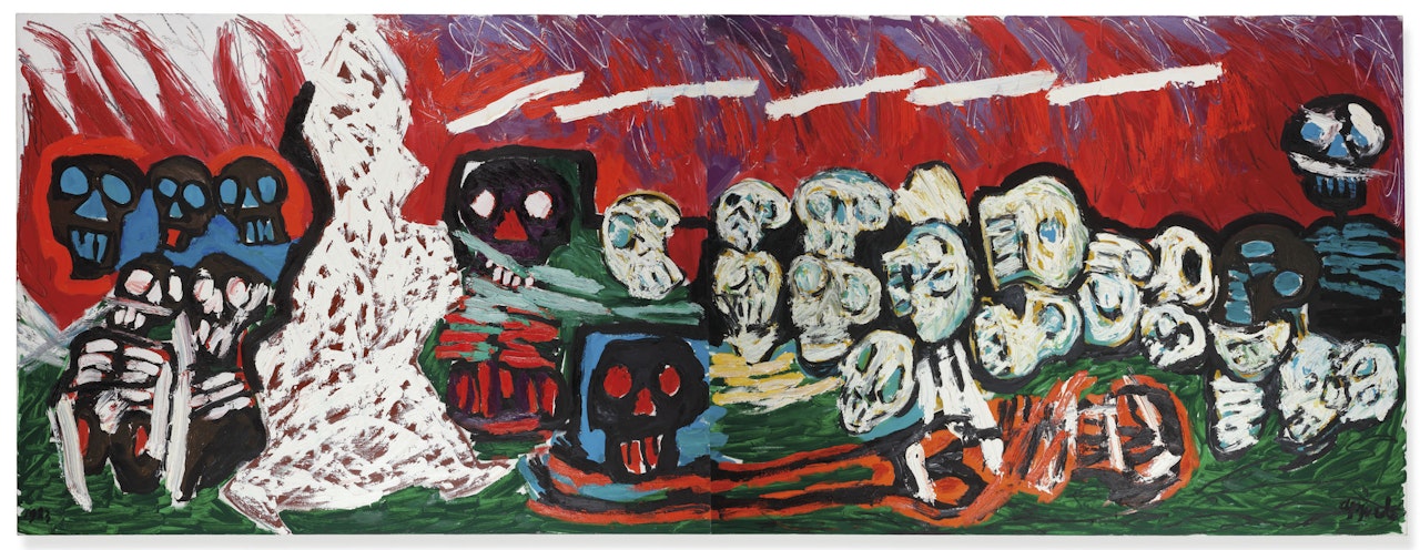 Running Through by Karel Appel