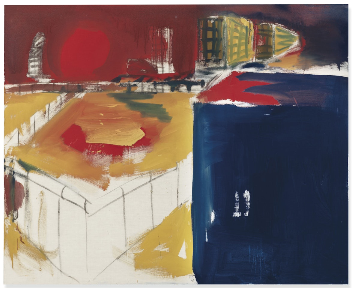 Sonnenuntergang Berlin (Sunset Berlin) by Rainer Fetting
