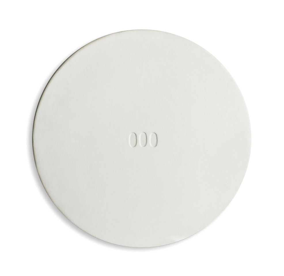 3 Ovali Bianchi (3 White Ovals) by Turi Simeti