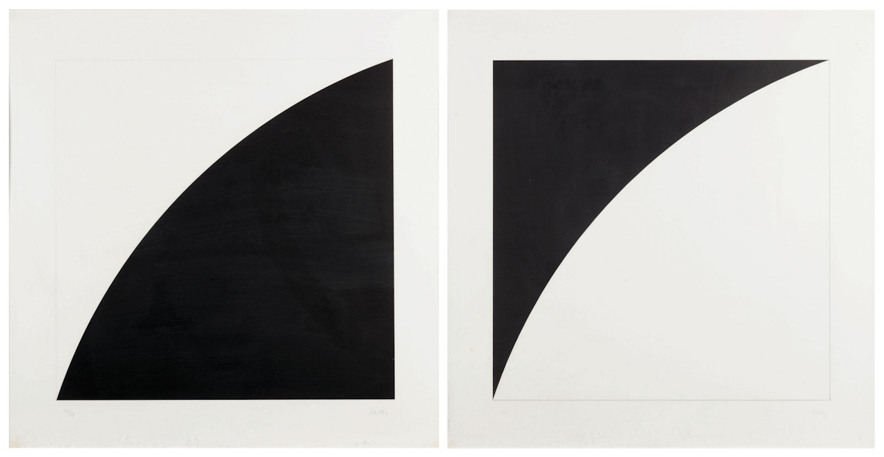 (i) White Curve I
(ii) Black Curve I by Ellsworth Kelly