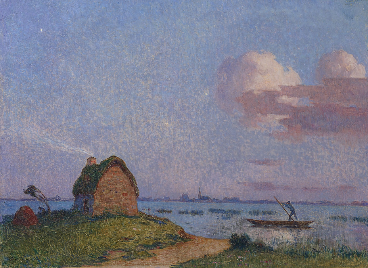 Crépuscule en Brière by Ferdinand du Puigaudeau