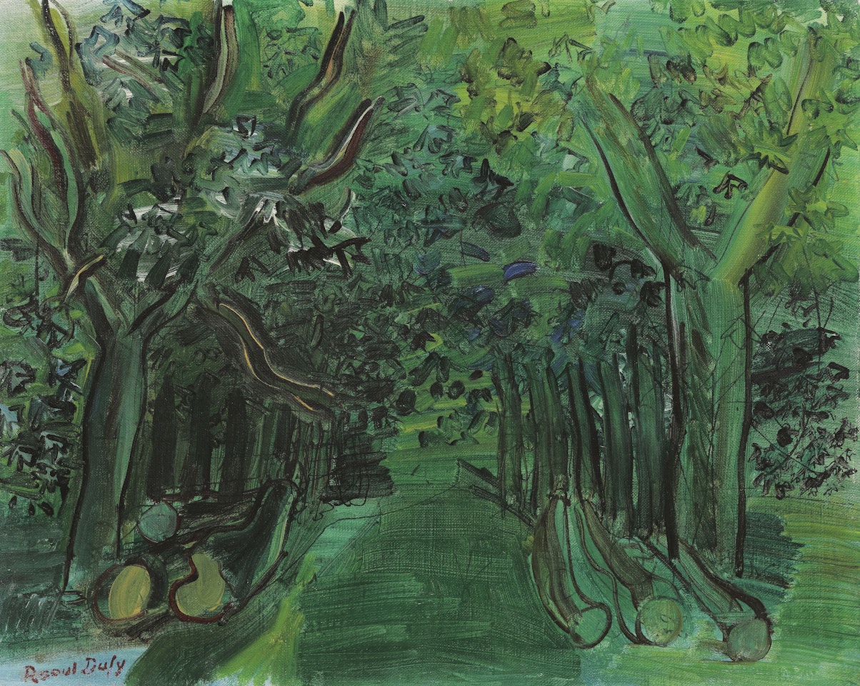 Route en forêt by Raoul Dufy