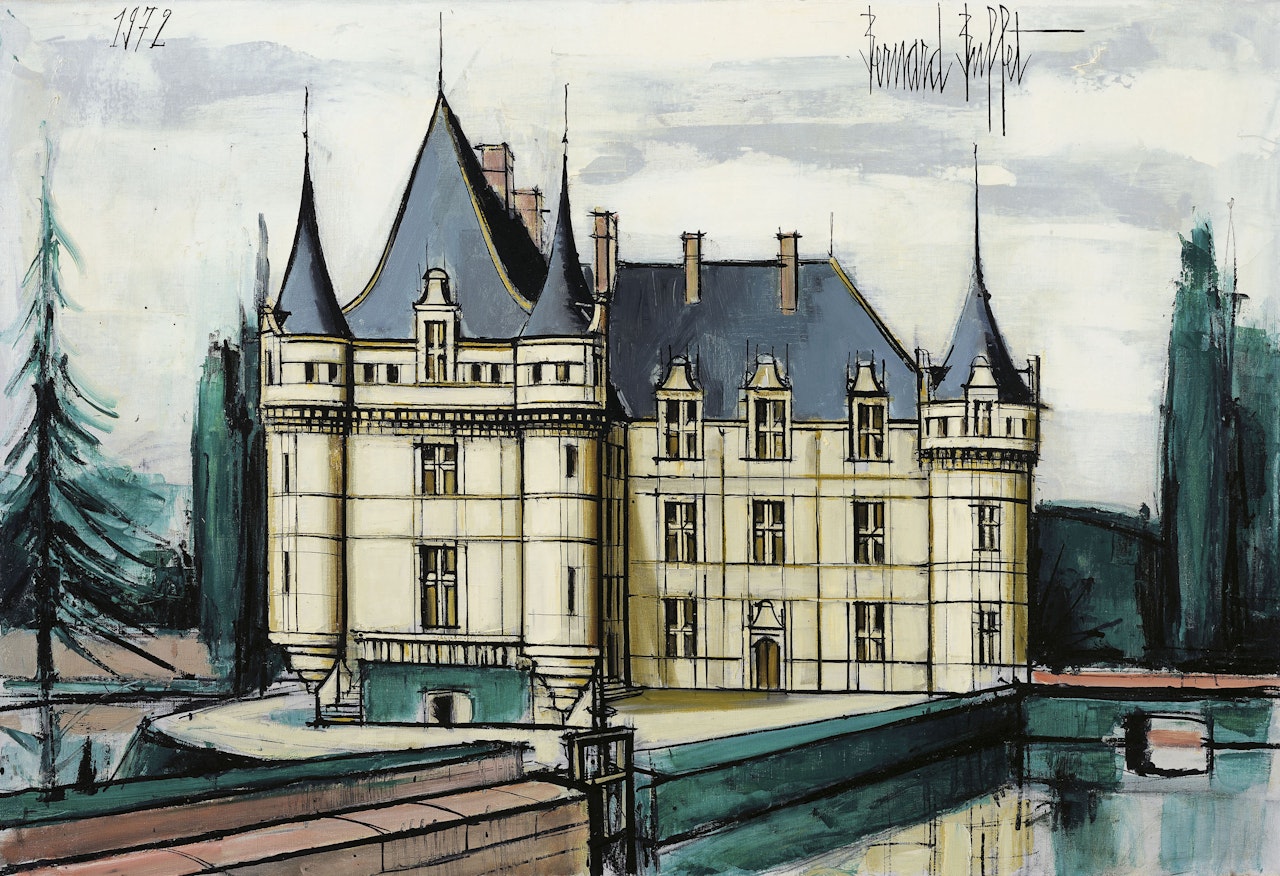 Le Château d'Azay-le-Rideau by Bernard Buffet