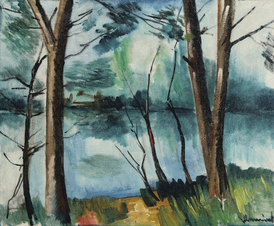 Paysage de rivière by Maurice de Vlaminck