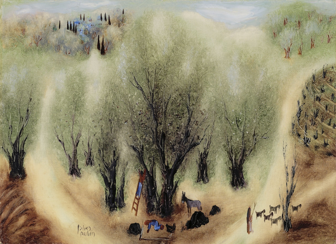 Near Rama by Reuven Rubin