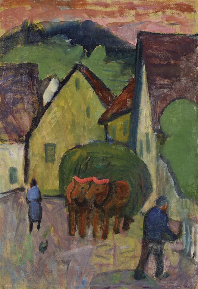 Aus Siglingen An Du Jagst by Gabriele Münter