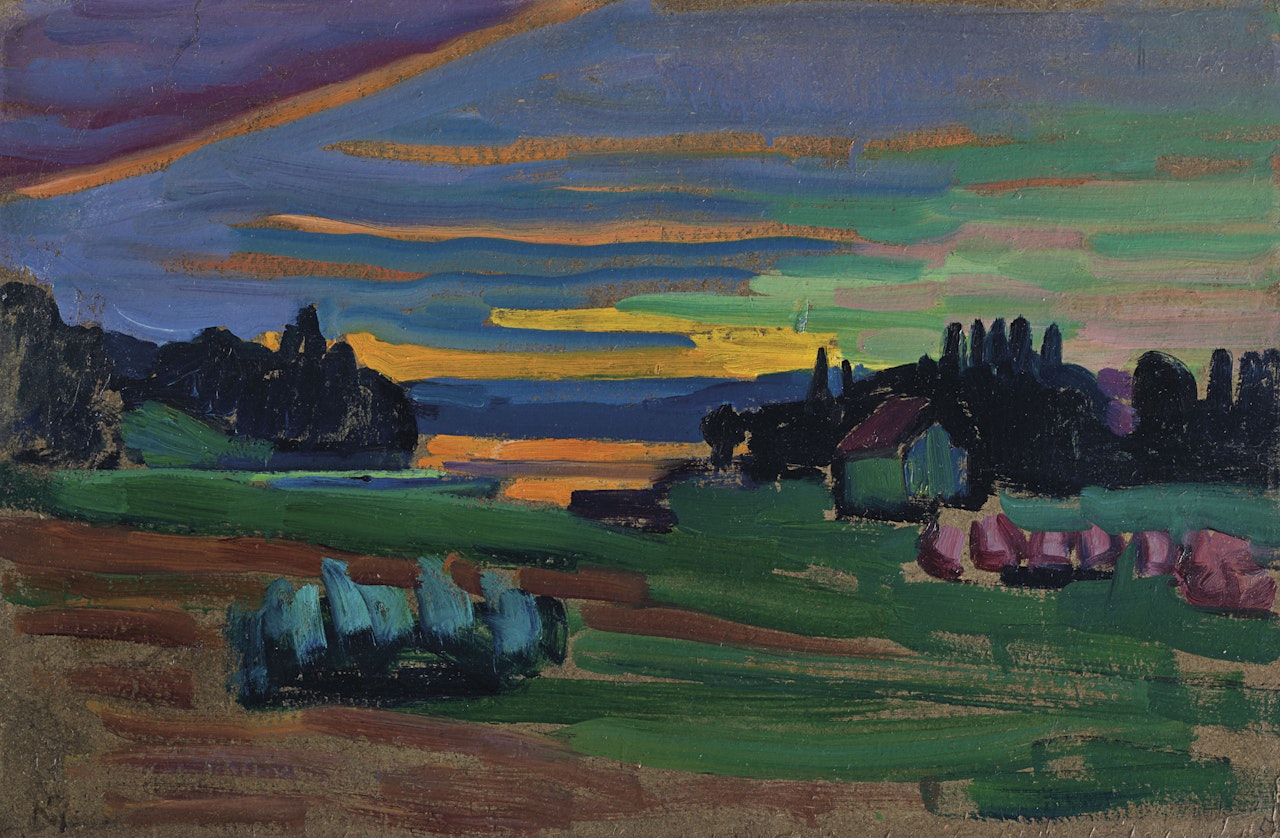 Dämmerung by Gabriele Münter