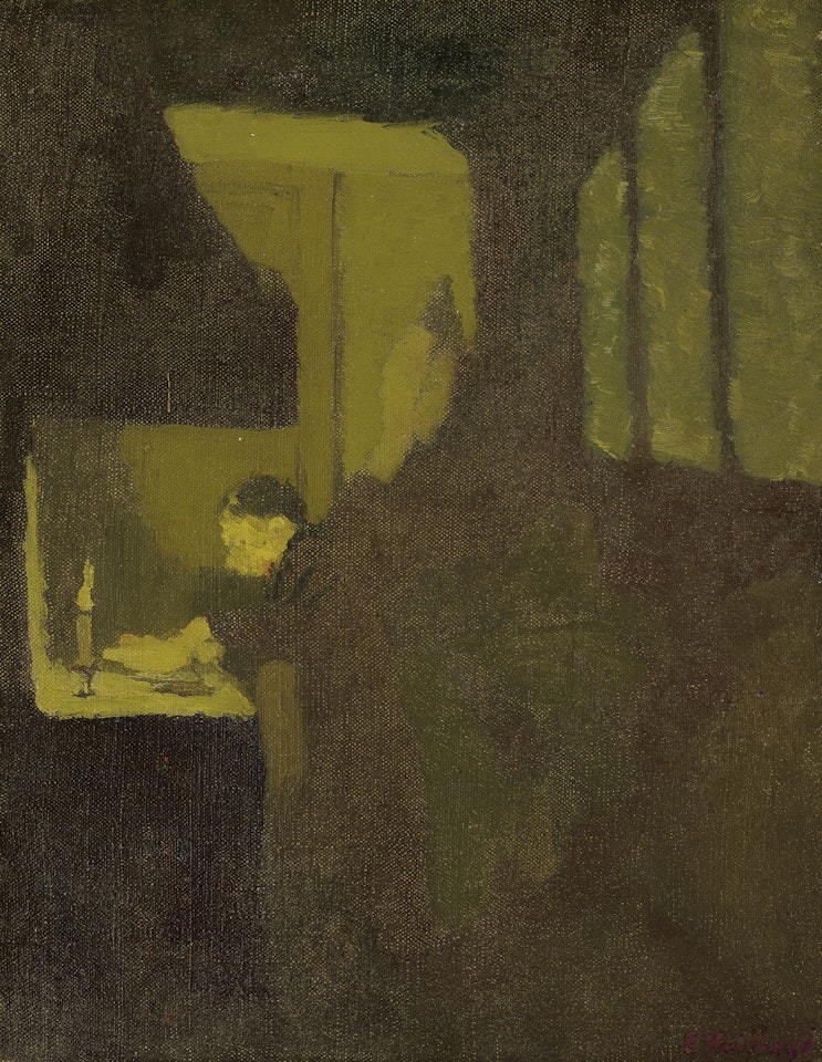 La cuisinière à la bougie by Édouard Vuillard