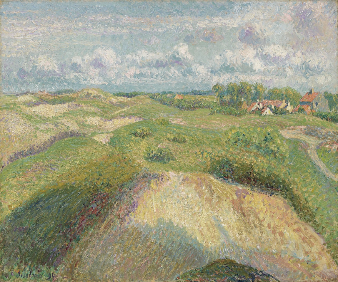 Les dunes à Knokke, effet de soleil by Camille Pissarro