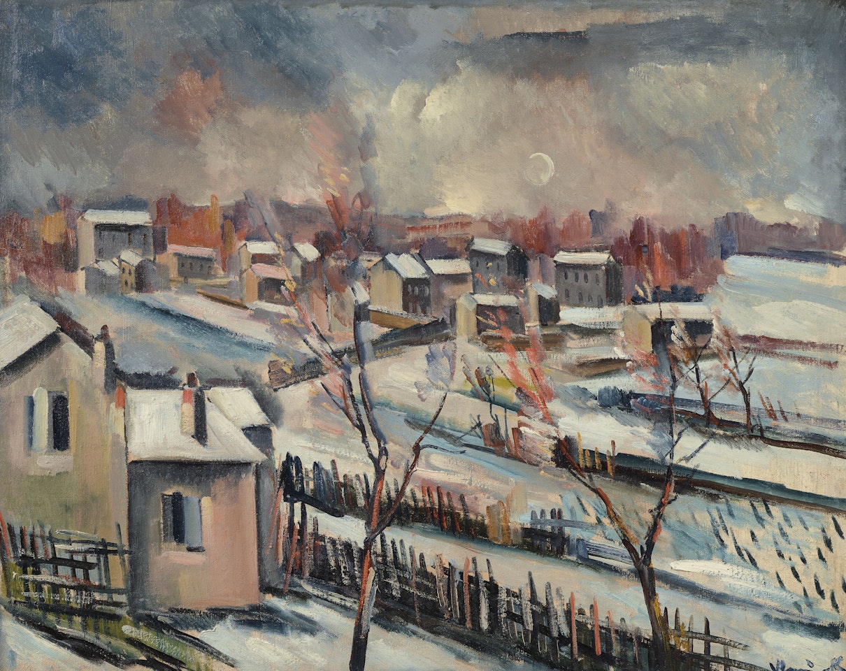 Paysage de neige by Maurice de Vlaminck