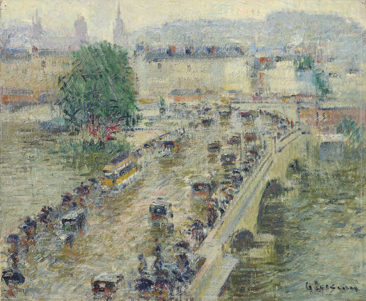 Le pont Corneille à Rouen by Gustave Loiseau