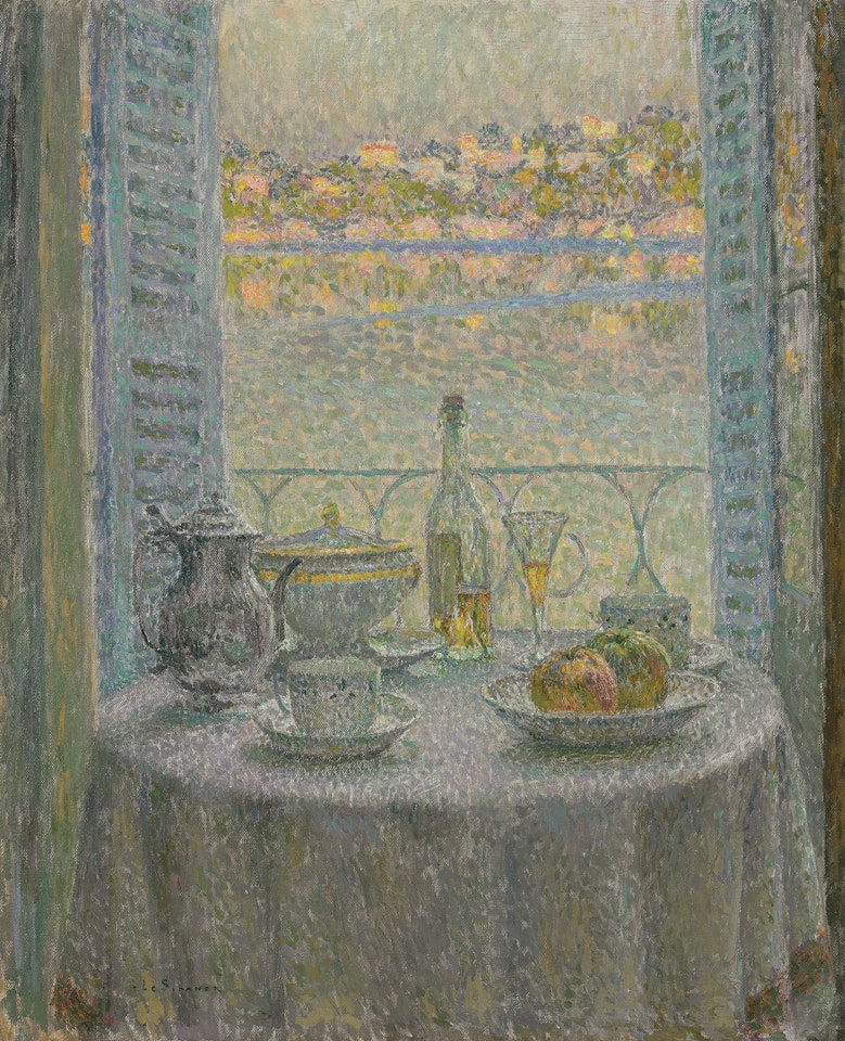 La table ronde by Henri Le Sidaner