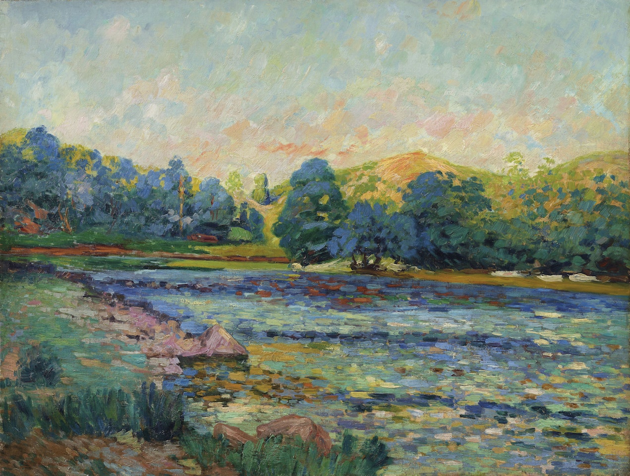 Bords de rivière by Armand Guillaumin