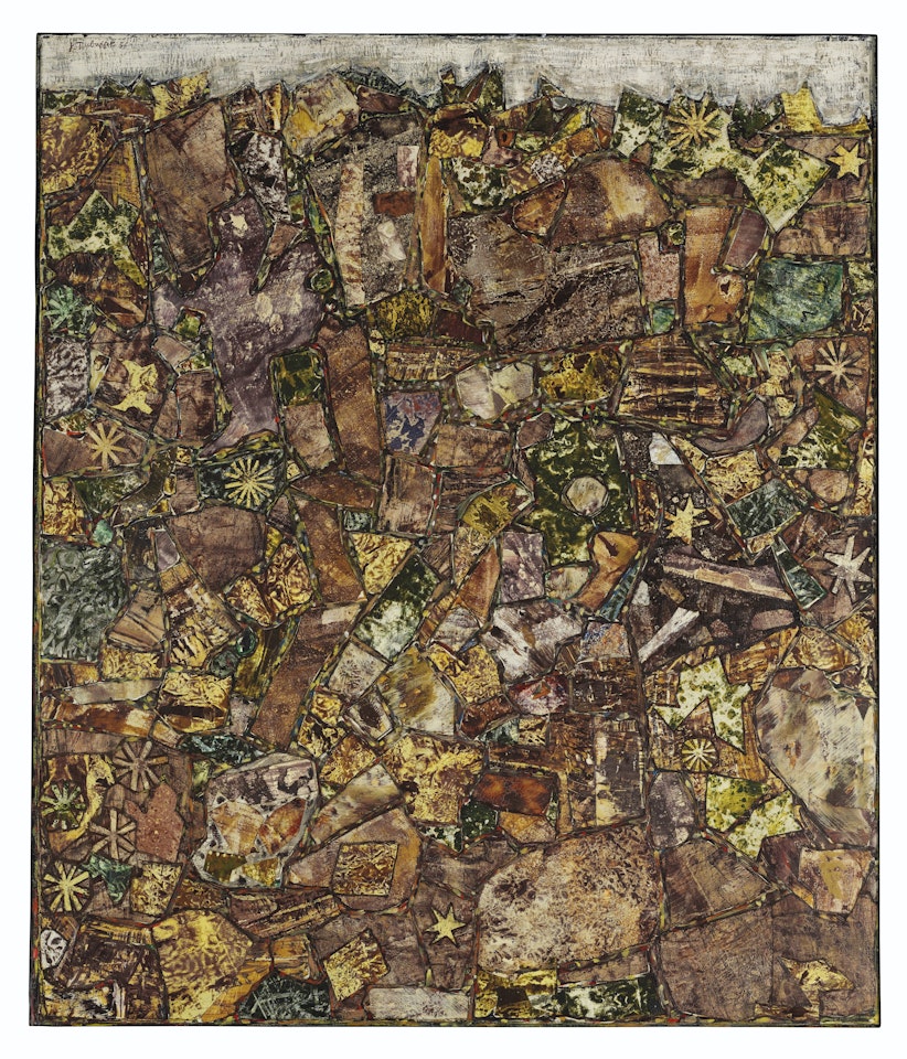 Paysage aux petits météores by Jean Dubuffet