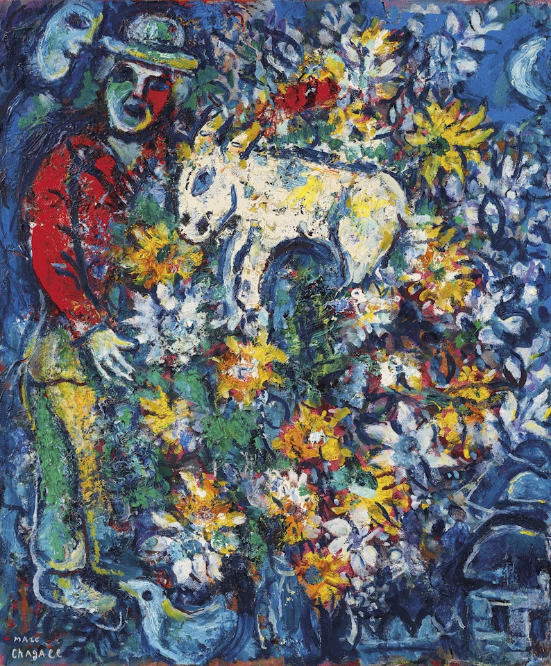 Fleurs ou Le bouquet champêtre by Marc Chagall