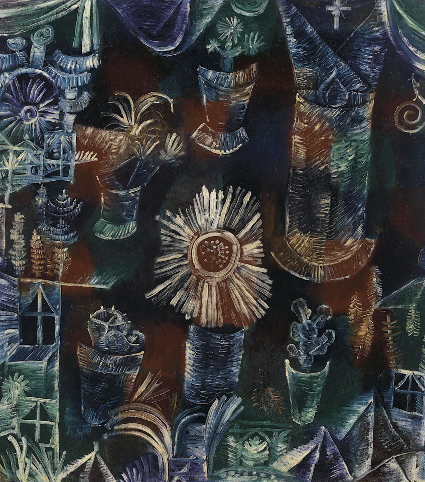 Stilleben mit der Distelblüte (recto); Ohne Titel (verso) by Paul Klee