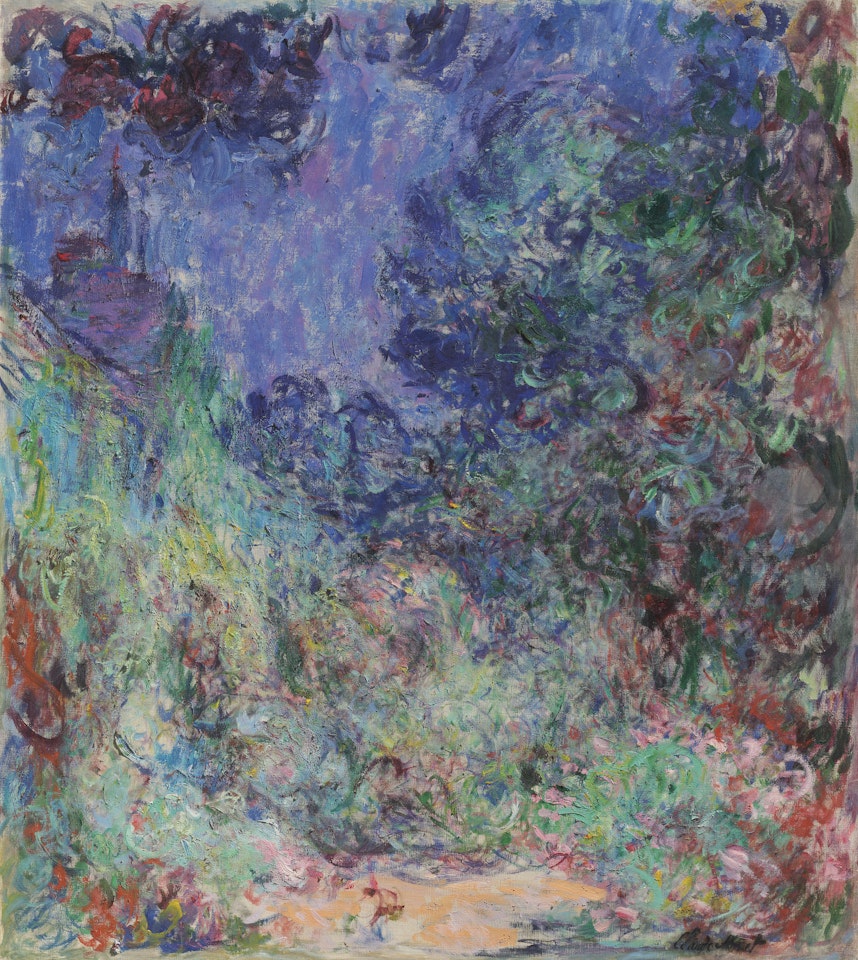 La maison vue du jardin aux roses by Claude Monet