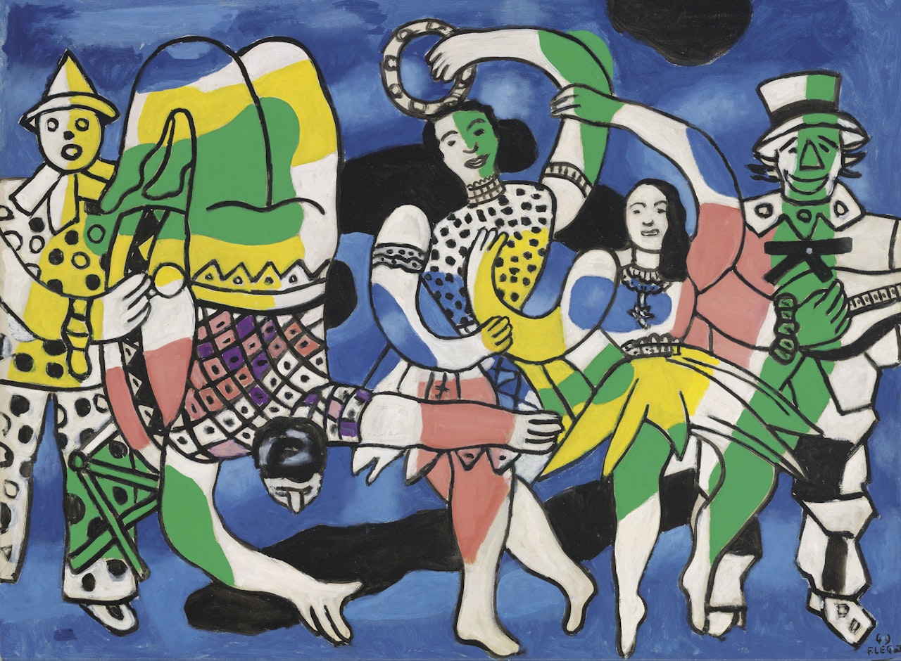 La grande parade (Le Cirque) by Fernand Leger