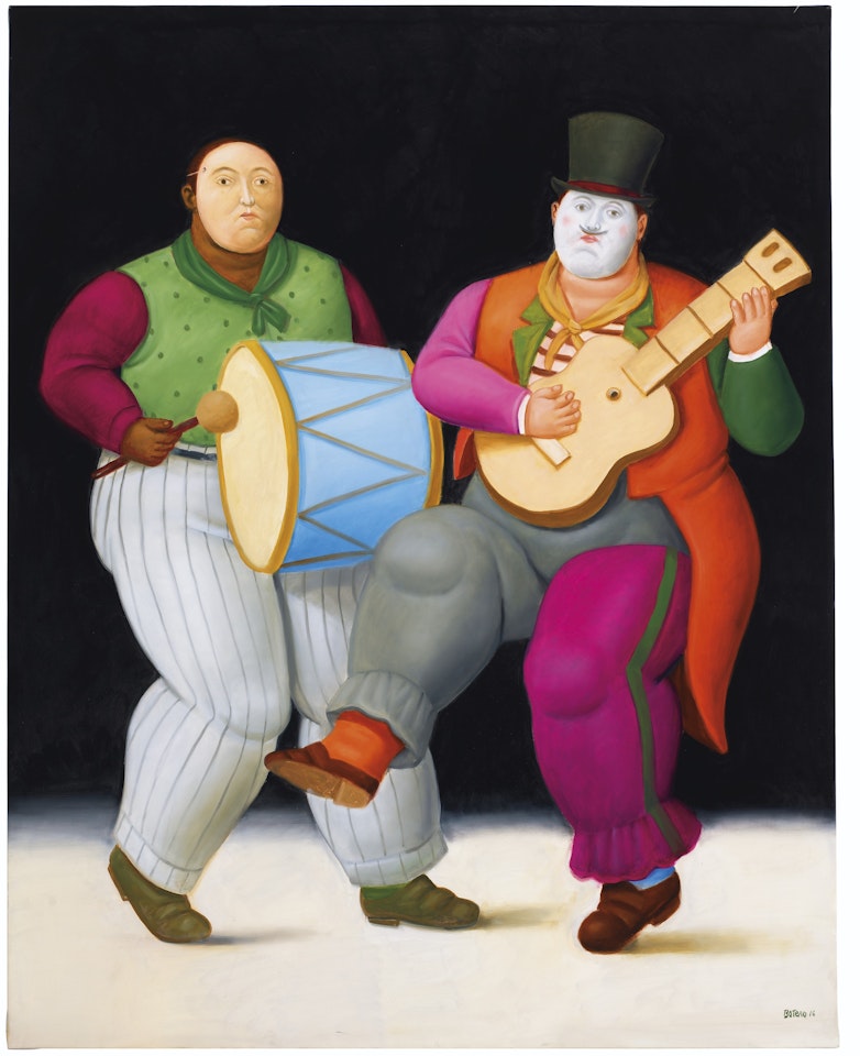 Carnival M by Fernando Botero