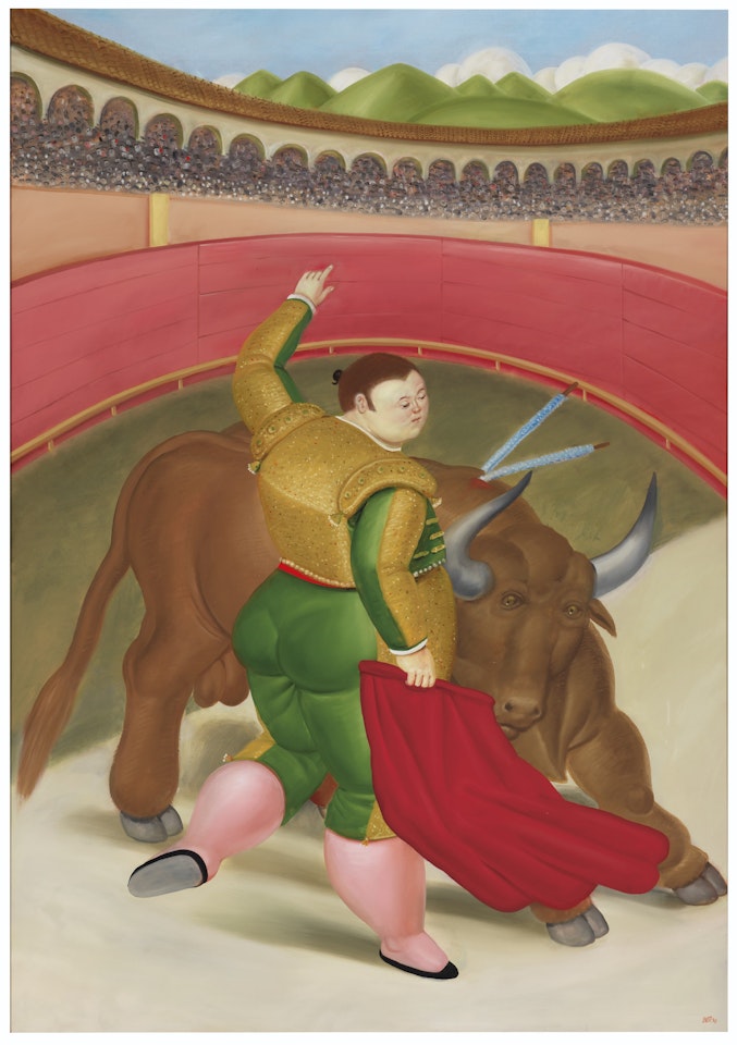 Derechazo by Fernando Botero