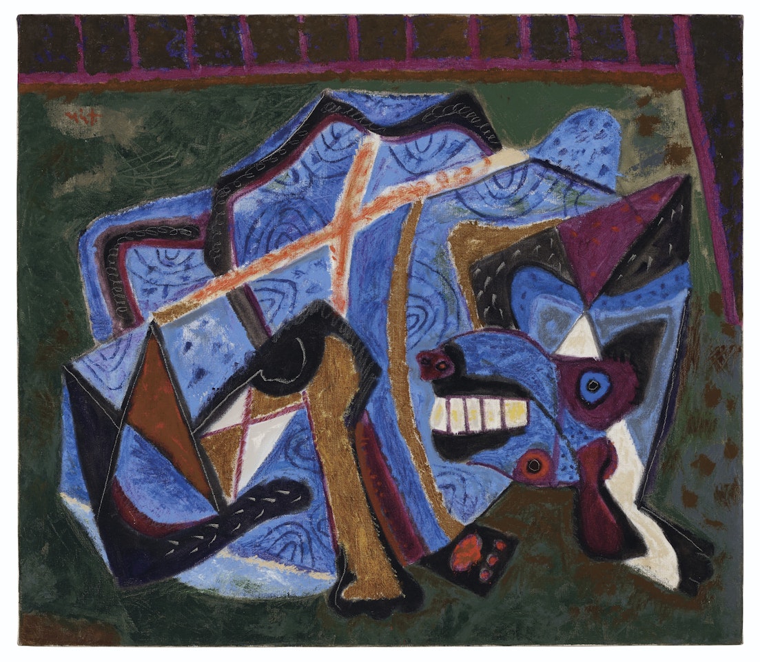 Perro azul by Rodolfo Nieto