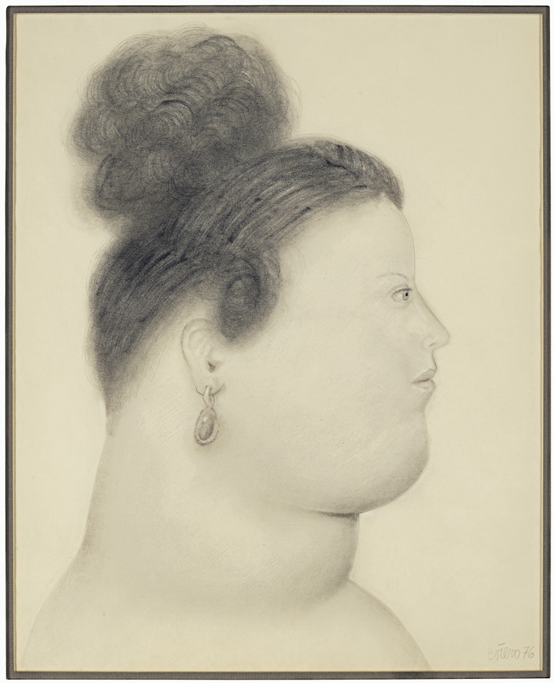 Perfil de dama by Fernando Botero