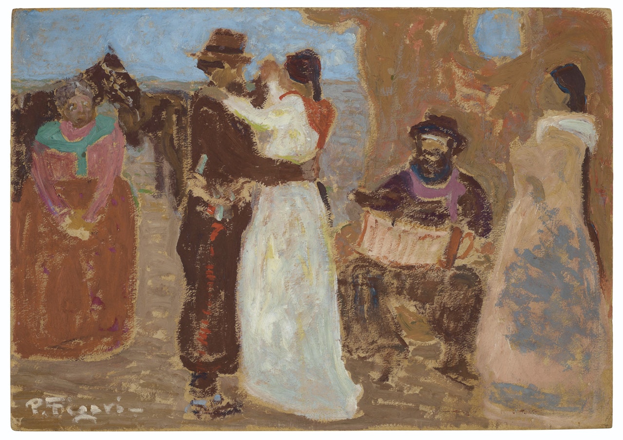 El Gavilán y la Palometa by Pedro Figari