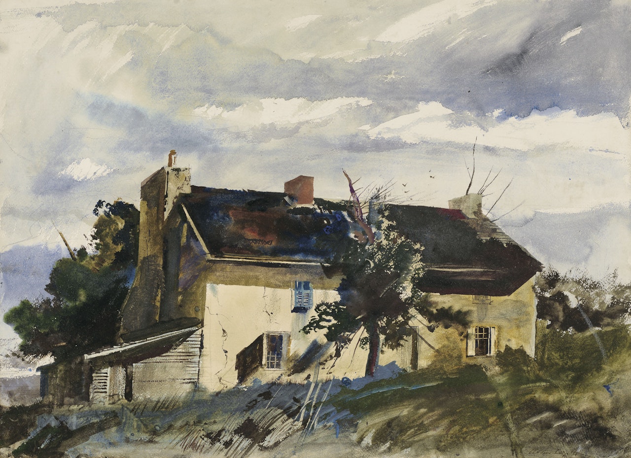 Sun and Stucco by Andrew Wyeth
