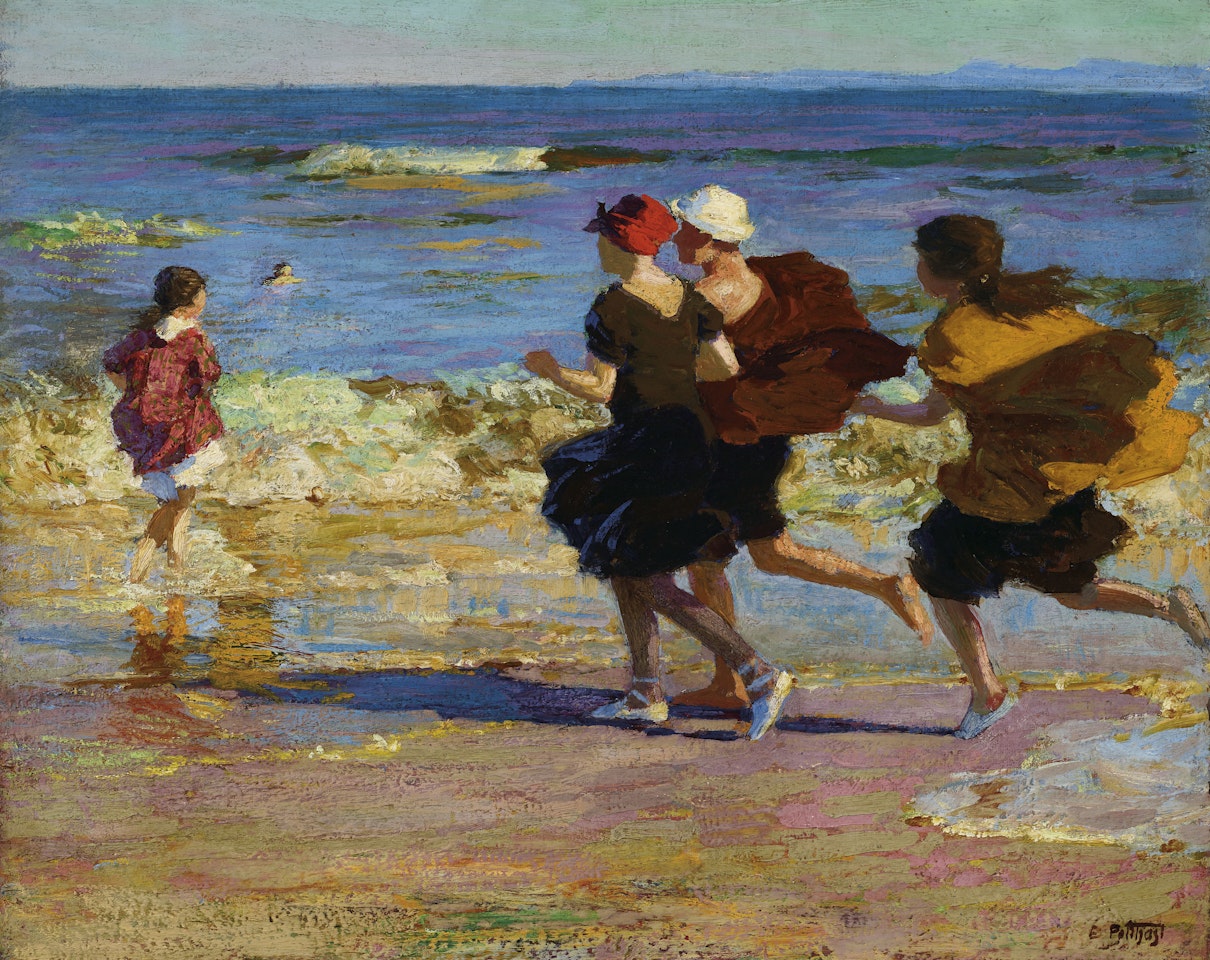 On the Beach by Edward Henry Potthast