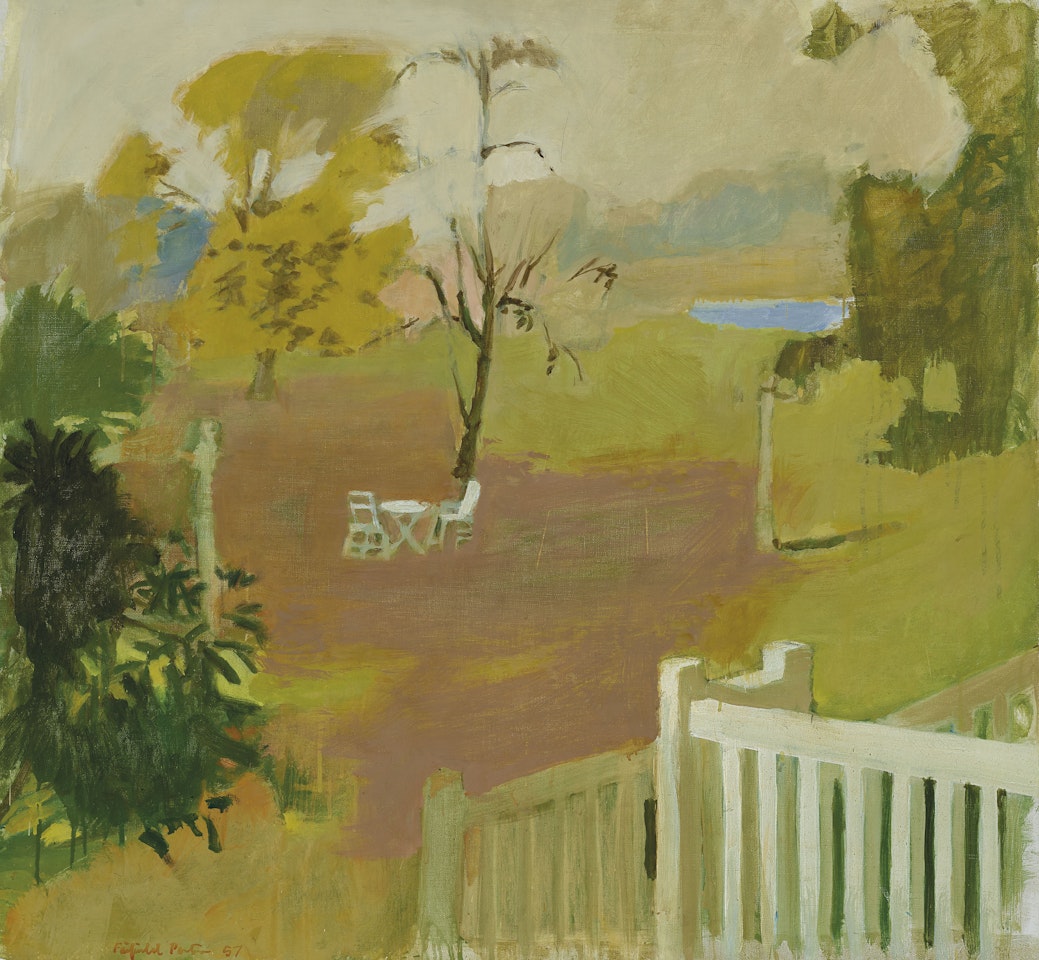 Landscape, Southampton Yard by Fairfield Porter