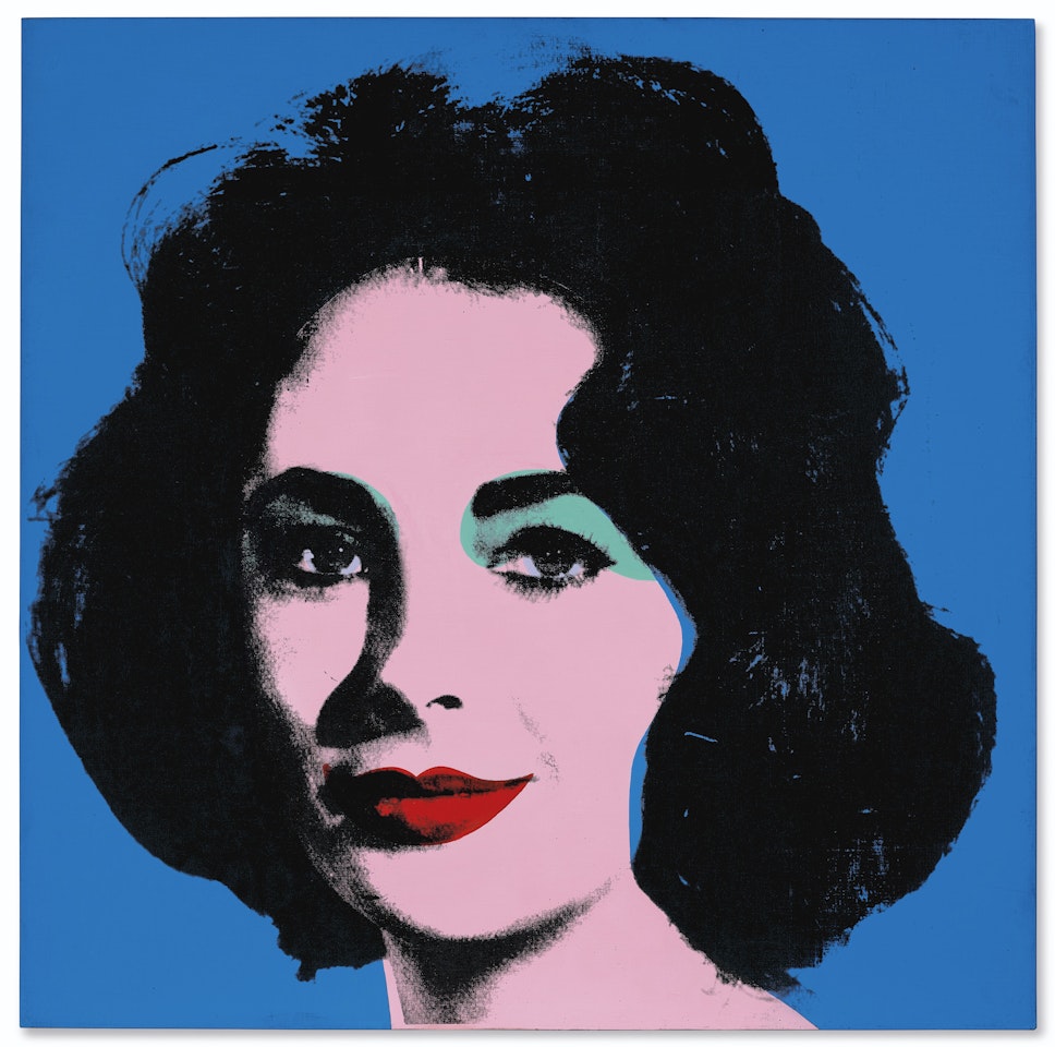 Liz [Early Colored Liz] by Andy Warhol