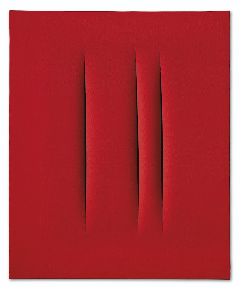 Concetto spaziale, Attese by Lucio Fontana