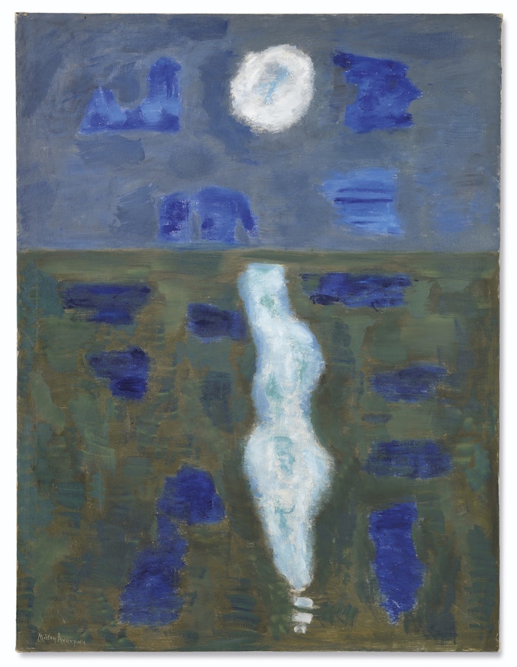 White Moon by Milton Avery