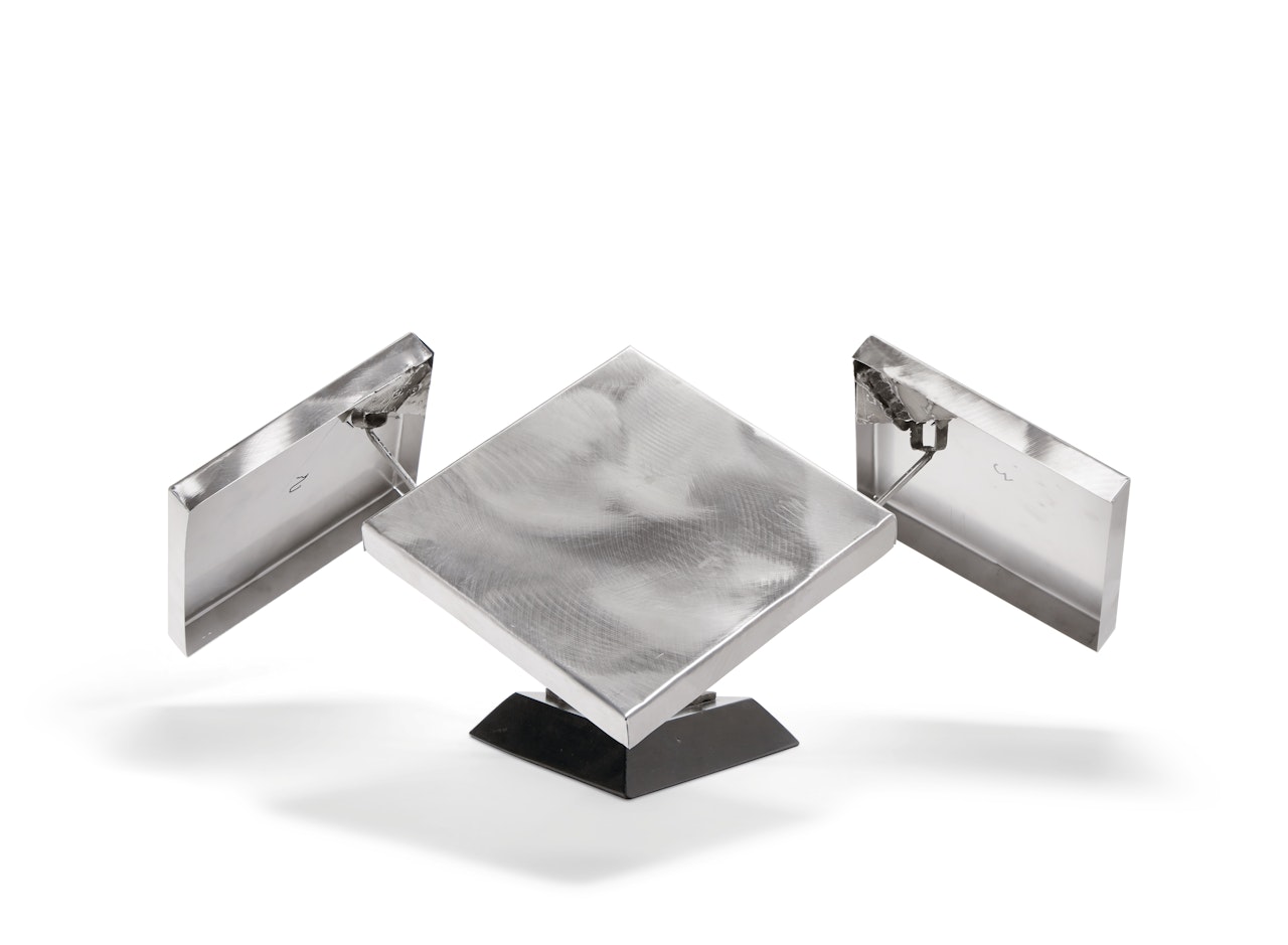 Three Squares - Triangle by George Rickey