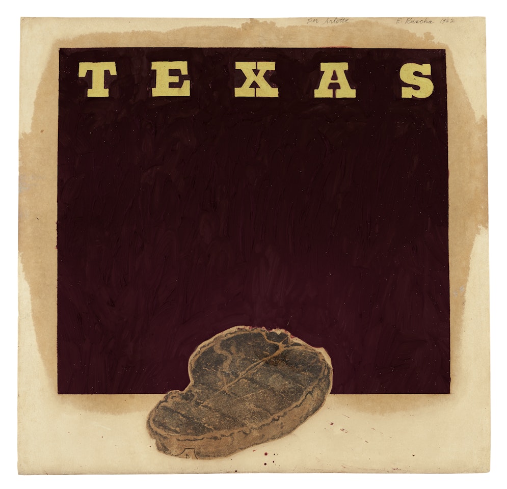 Texas by Ed Ruscha