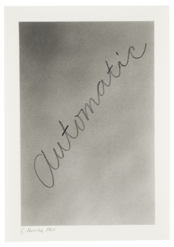 Automatic by Ed Ruscha