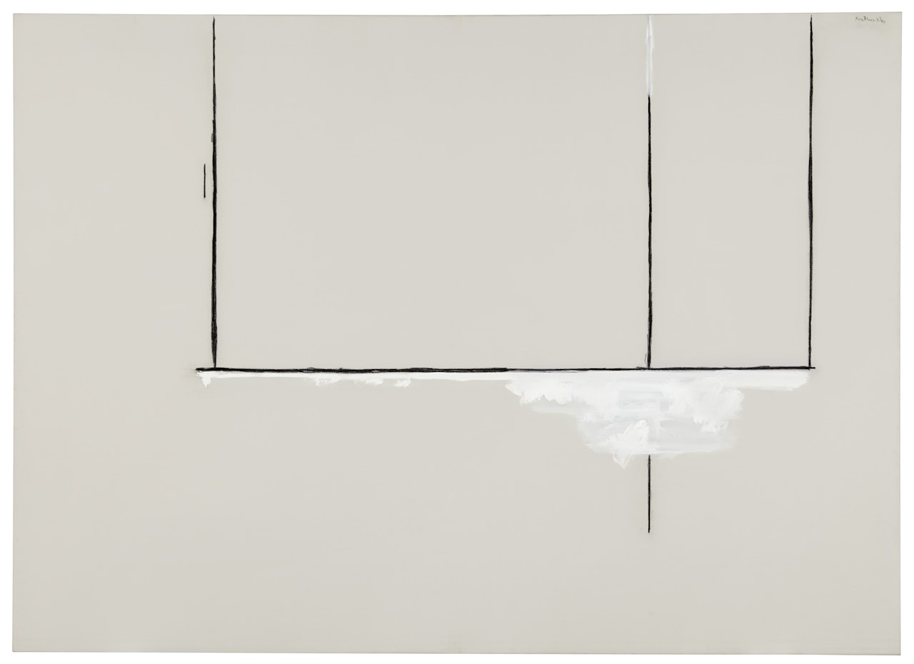 Open White and Black by Robert Motherwell