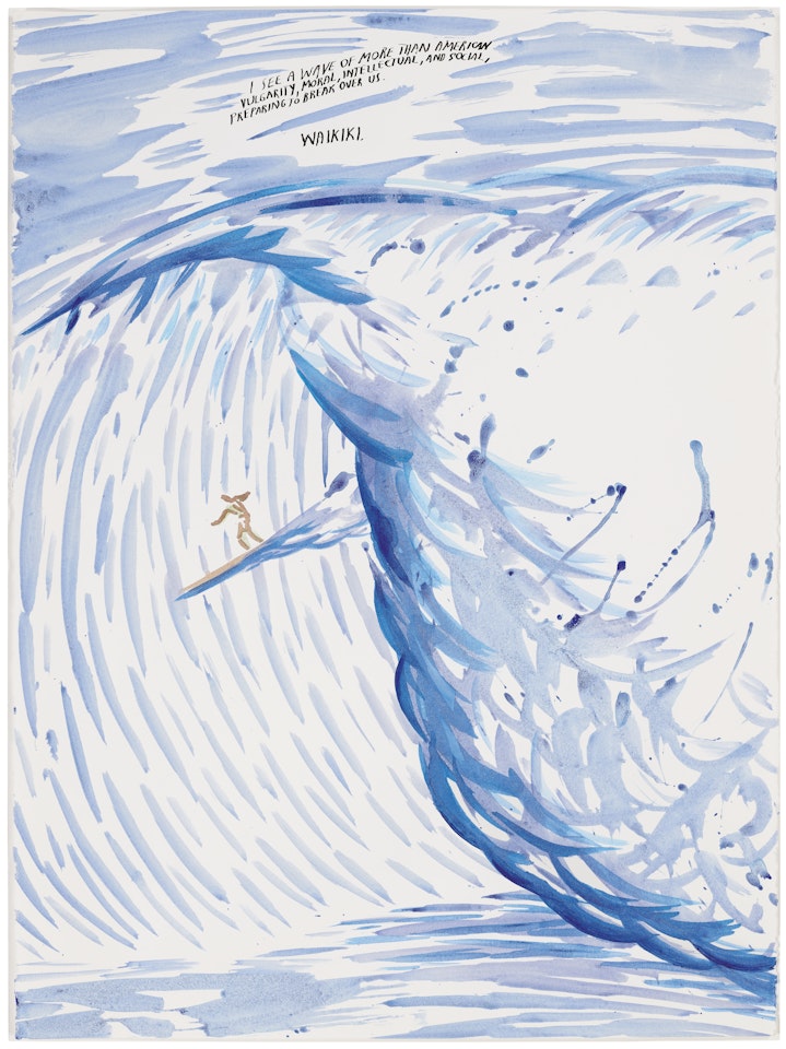 No Title (I see a...) by Raymond Pettibon