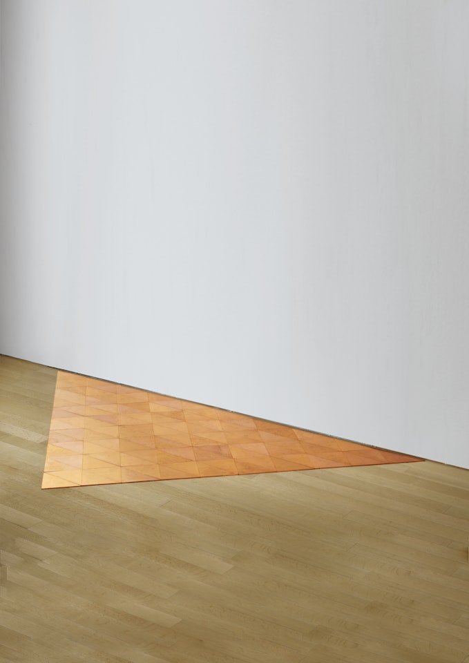 Glarus Copper Delta by Carl Andre