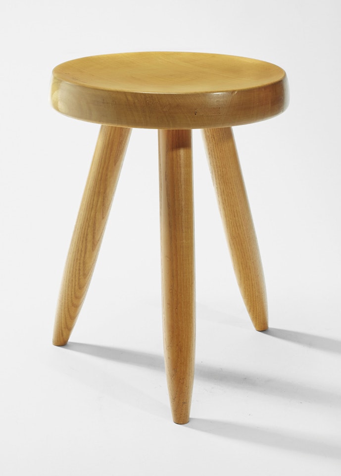TABOURET TRIPODE 'BERGER', ÉDITION STEPH SIMON by Charlotte Perriand