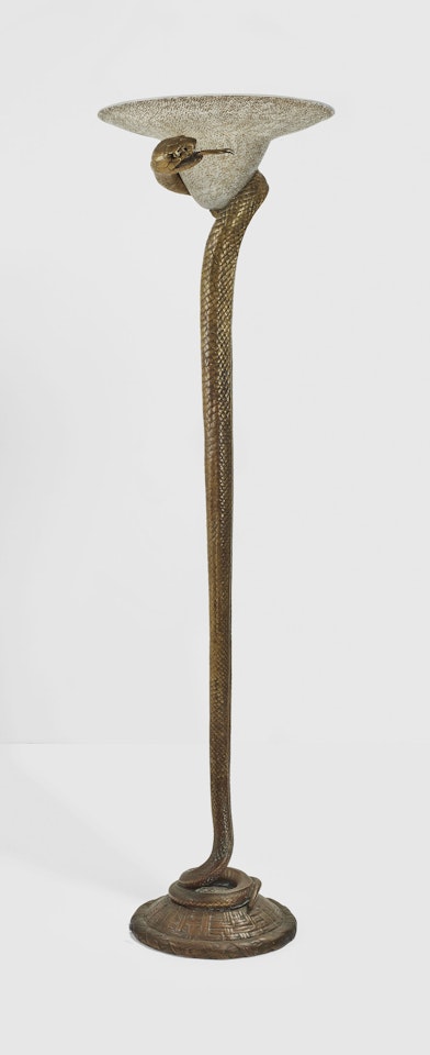 LAMPADAIRE 'LA TENTATION' by Edgar Brandt