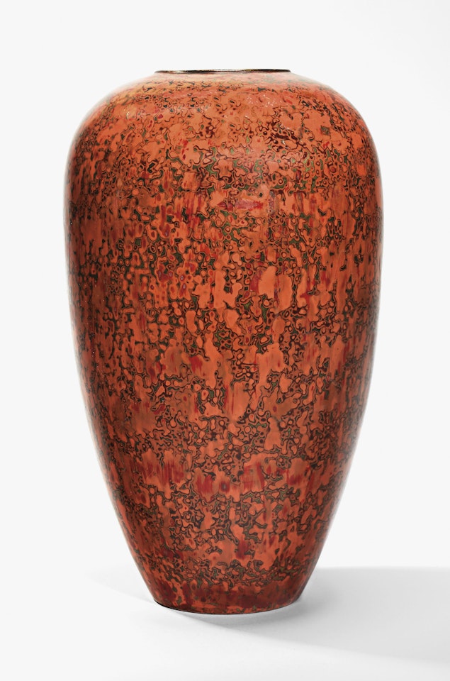VASE OVOÏDE by Jean Dunand