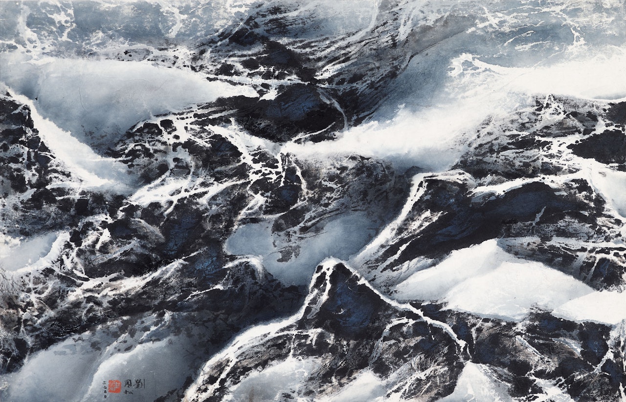 Tibetan Suite Series - Melancholy of the Himalayas by Liu Kuo-Sung (Liu Guosong)